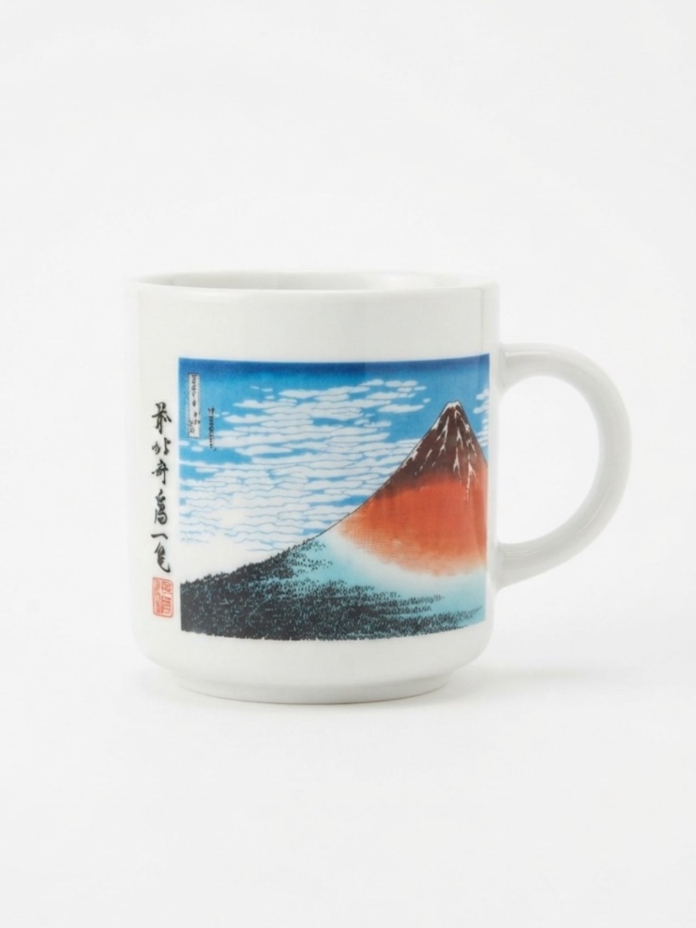 Japanese Art Print Ceramic Mug featuring Mount Fuji